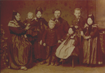 Familie aus Frille um 1900
